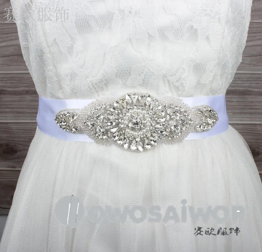 Factory Direct Wedding Dress Sash Accessory Beaded Belt Ws1009