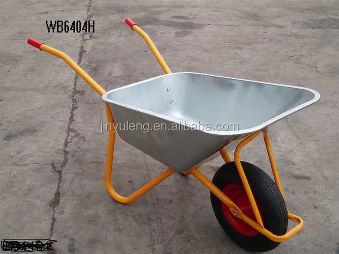 CHINA cheap wheel barrow WB6204 good quality aluminum wheel barrow,garden wheelbarrow