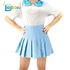 Adult Baby Onesie Diaper Lover (ABDL) Snap Crotch blue Romper Onesie Skirt set