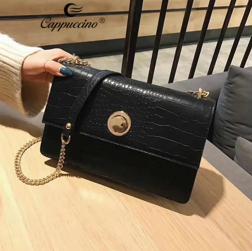 

2021 Hot Selling Fashion PU leather shoulder bags luxury black small crossbody bags