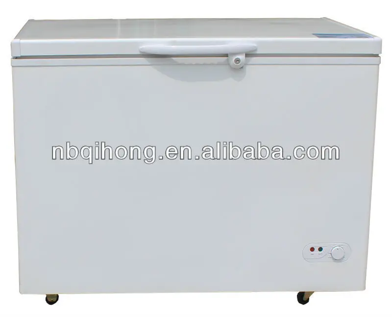 BD 308L solid top open door chest freezer used deep freezers 300L
