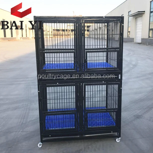 

Wholesale Pretty Cheap Heavy Duty Dog Crate Best Selling In USA, Black, silver, pink,blue,purple,white etc