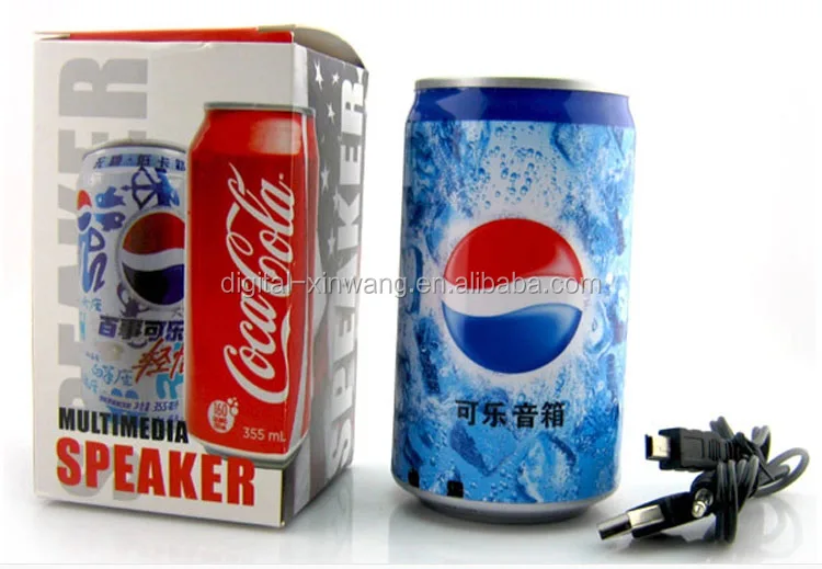 best selling can Pepsi subwoofer with high acoustic unique for Coco Cola speaker - ANKUX.COM