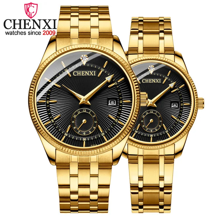 

CHENXI Gold Watch Men Luxury Business Man Watch