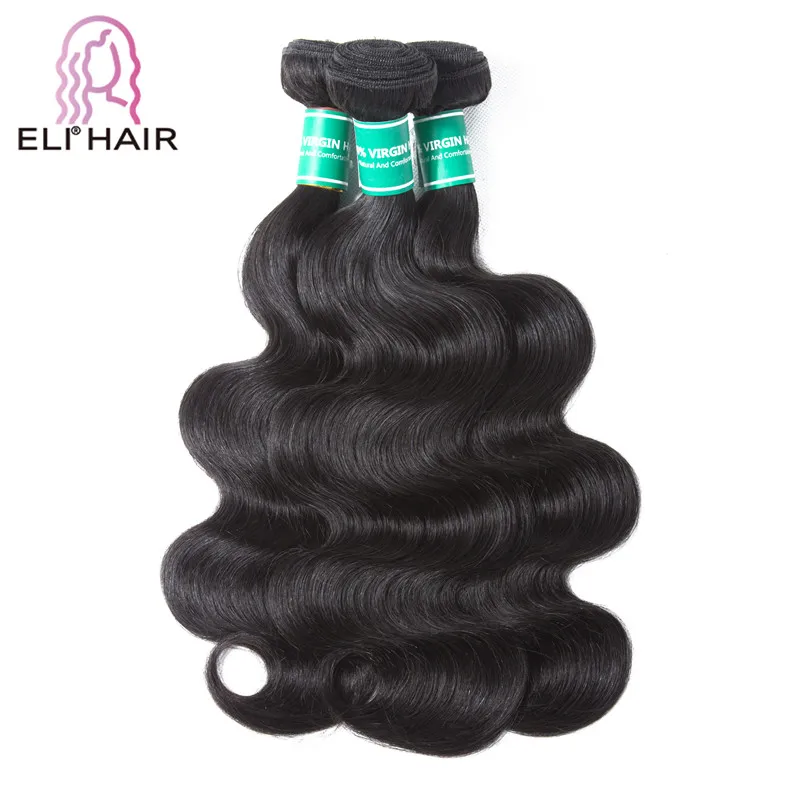 

ELI Hair Hot Slling Grade 10A Brazilian Straight Human Hair, Virgin Cuticle Aligned Human Hair Bundles