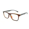 Vintage italy design spring temple cheap optical eyeglass frame PC plastic eye glasses for men