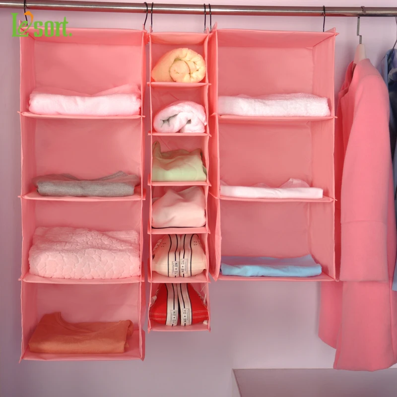 Lesort Home Hanging Clothes Storage Box Muti Shelving Units Lesort Home Hanging Clothes Storage Box Muti Shelving Units Durable Organizing Shelves Eco Friendly Closet Cubby Sweater In Organizers From
