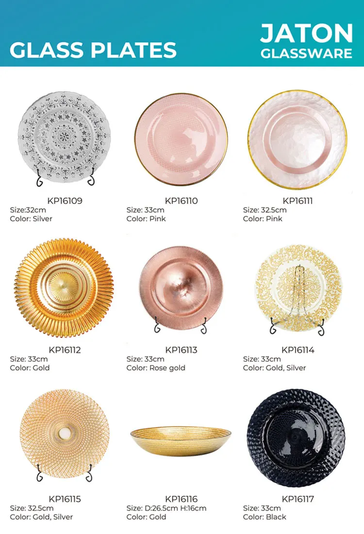 transparent glass plates