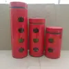 Sourcing Factory hot sale Kitchen used Colored Stainless Steel Sleeve Glass Jar Sets