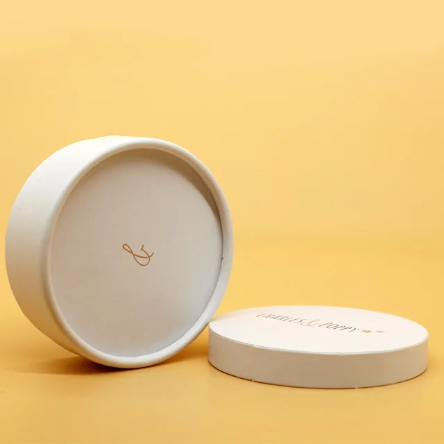 

Luxury custom order paper material bracelet jewelry box with logo custom white round jewelry box, Cmyk