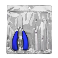 

Stainless Steel Cuticle Nail Nippers Clipper and Cuticle Pusher Set Manicure For Ingrown Toenails Nails