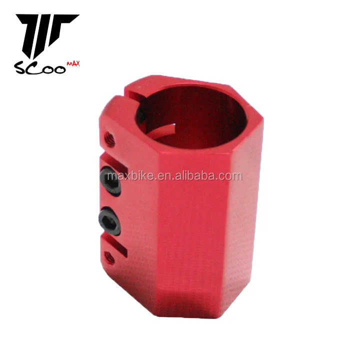 

High quality Alloy custom color Pro scooter parts SCS clamp for stunt scooter clamp China factory, Any color anodized or painting