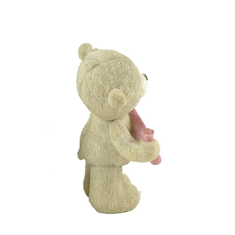 Wholesale Polyresin cute bear FIGURINES Mother's Day Gifts with "BEST MOM"