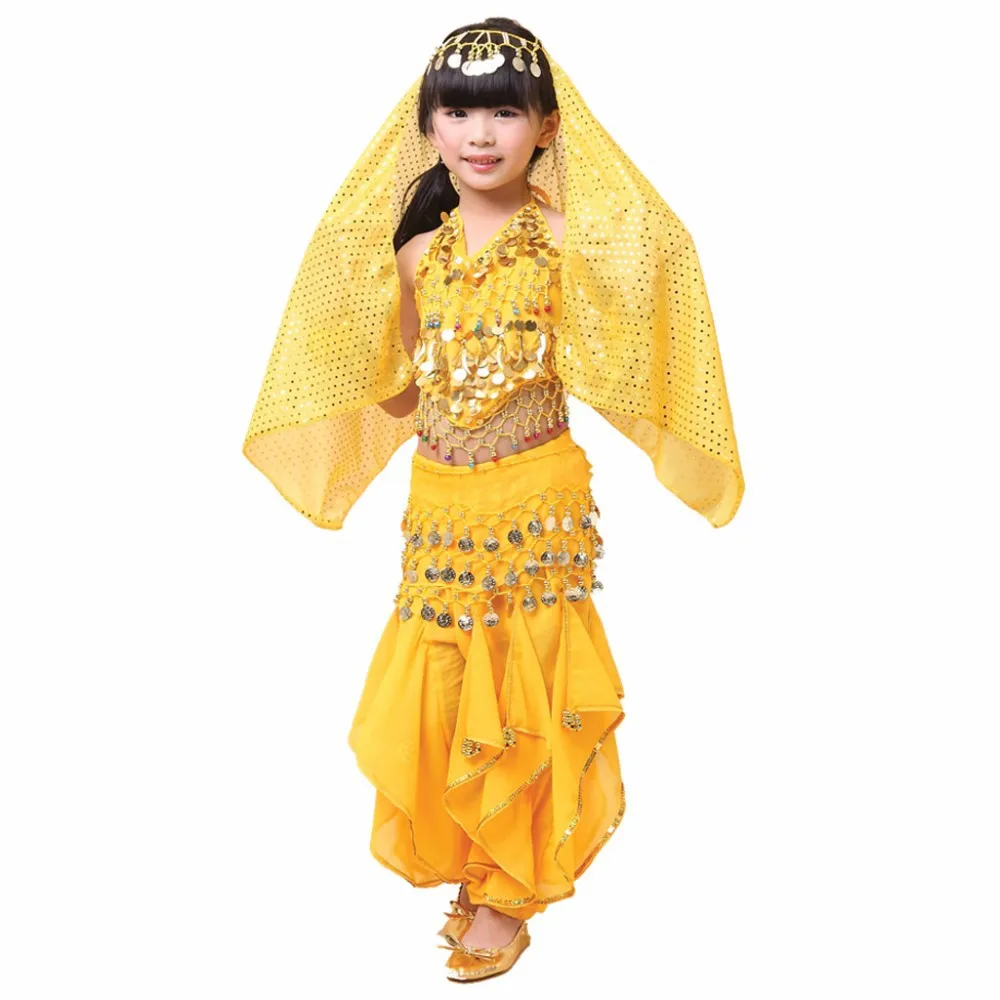 

BestDance KID's Indian Dance Dress Costumes Suit for Girl Belly Dance, N/a
