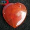 Wholesale engraved Agate Stone Heart Lucky gemstone heart
