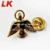 Hot Sale Custom Eagle Gold Finished 3D Pin Badge