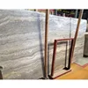 Iran Silver/Grey Travertine Slabs & Tiles, United Arab Emirates Grey Travertine