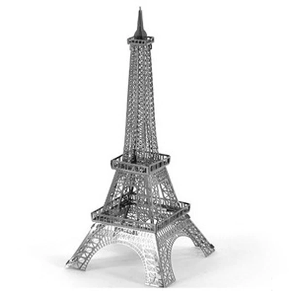 

Educational Toys Eiffel Tower 3D Metal Puzzle Magnetic 3d Jigsaw Puzzles, Silver
