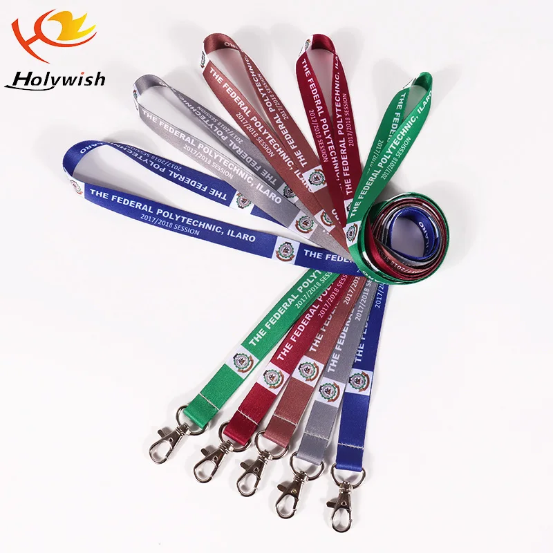 Sublimated Printed Polyester Satin Lanyard Material - Buy Sublimated ...