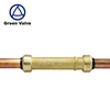 Green-GutenTop GT4260 Lead Free Brass Repair Slip Coupling Fitting Long Straight Push Fit Slip End