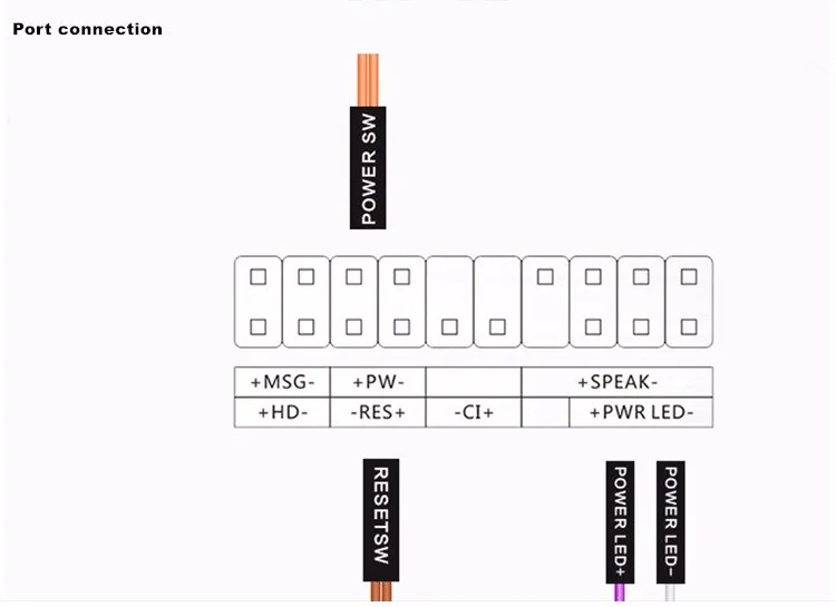 Factory Custom Design Desktop Power Button Switch For Computer With Usb ...