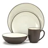 Daily used tableware simple style cheap 16 piece ceramic dinnerware set for restaurant