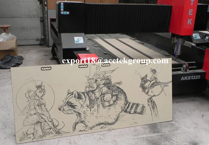 China AccTek brand 9015 size stone  marble cnc engraving machine price