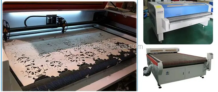 Auto feeding laser cutting machines for leather / pu / fabric / cloth / textile