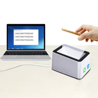 

QR code RFID card Reader 13.56MHZ USB Wired Desktop 1D 2D Barcode Scanner