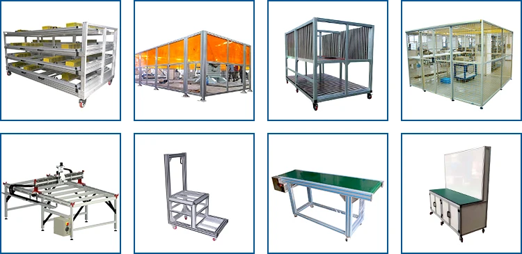 Cnc Machine Protector Industrial Production Line Fence Cap Fixed Gear Aluminum Glass Door And Window Frame