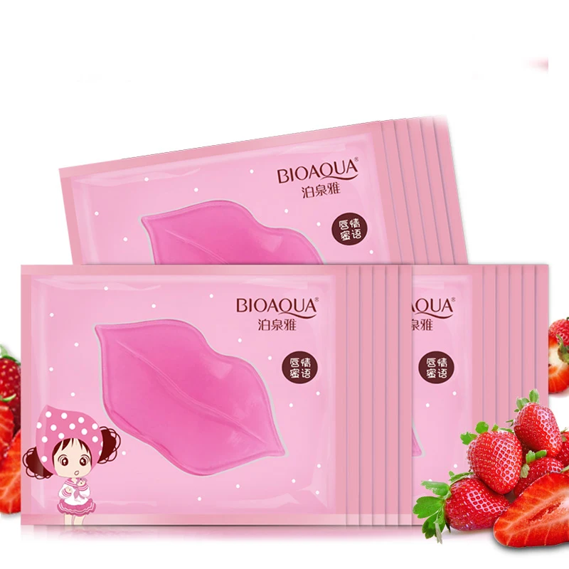 

Bioaqua moisturizing Hydrating collagen crystal Lip Mask, Pink