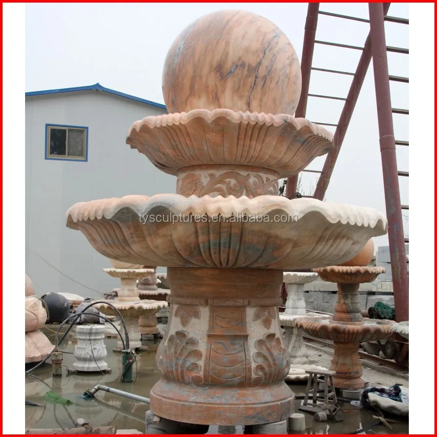 Indoor Stone Rolling Ball Spinning Marble Floating Ball Water Fountain