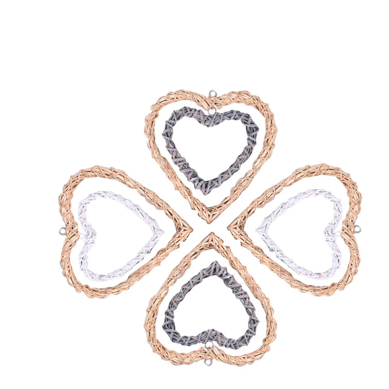 
Cheap Customized Design Heart Shape Willow Wedding Wicker Branch Decoration 