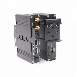 Industrial LTE Wireless Router Rail Installation