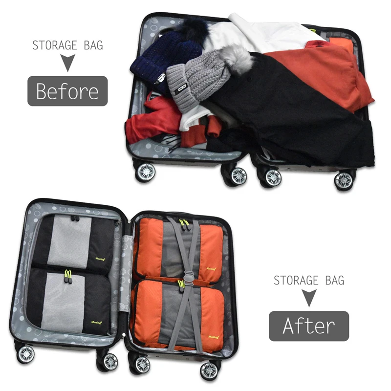 Wholesale 5pcs Personalized Packing Cubes Can Carry On Cubes Packing