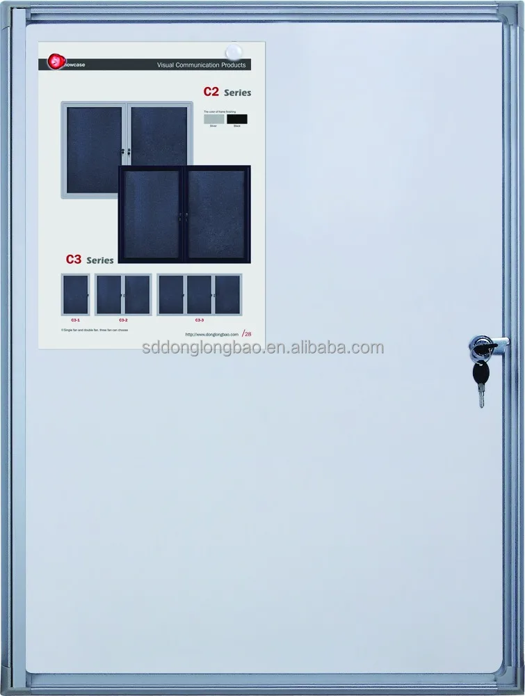 Guangdong Factory Office Wall Glass Key Cabinets Lockable Pin