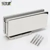 Stainless steel 304 hidden glass door closer hinge concealed hydraulic automatic floor spring door closer
