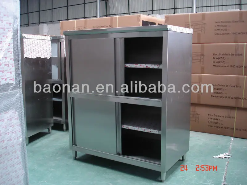 Restaurant Commercial Used Stainless Steel Kitchen Storage Cabinet