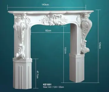 Guangzhou Popular Pu Polyurethane Foam Decorative Fireplace For