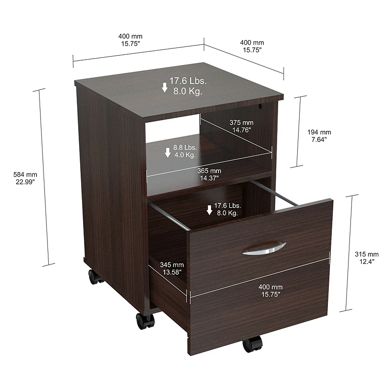 Modern Home Cabinet Storage Unit Furniture Living Room Drawers