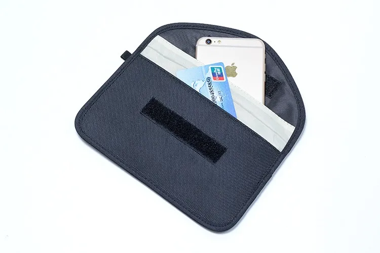 Horizontal Phone Signal Blocking Pouch 21*12cm Waterproof Blocking