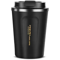 

PINKAH 380ml double wall stainless steel insulated travel tumbler reusable vacuum coffee cup