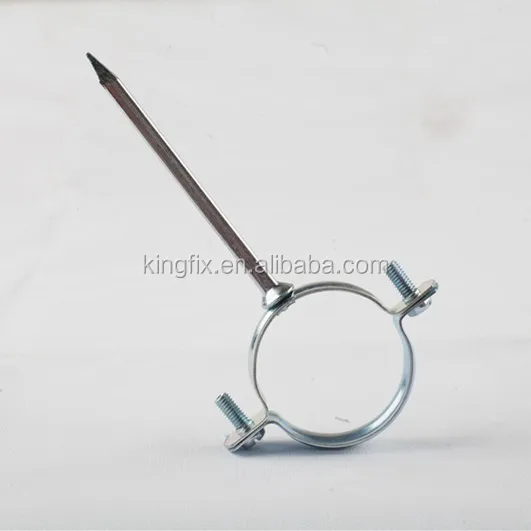 
pvc steel hanging nail pipe clamp 