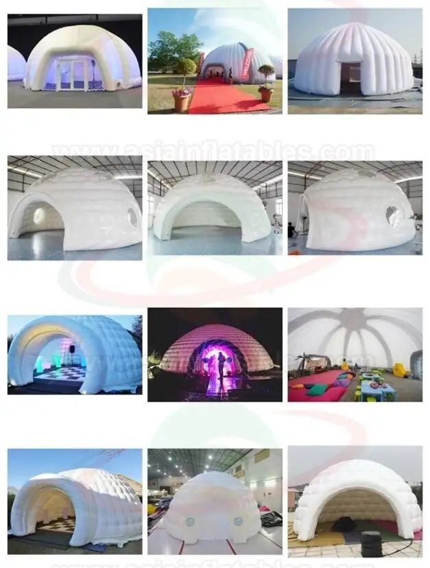 Inflatable Geodesic Igloo Dome House Prices / Large Scale Outdoor Dome