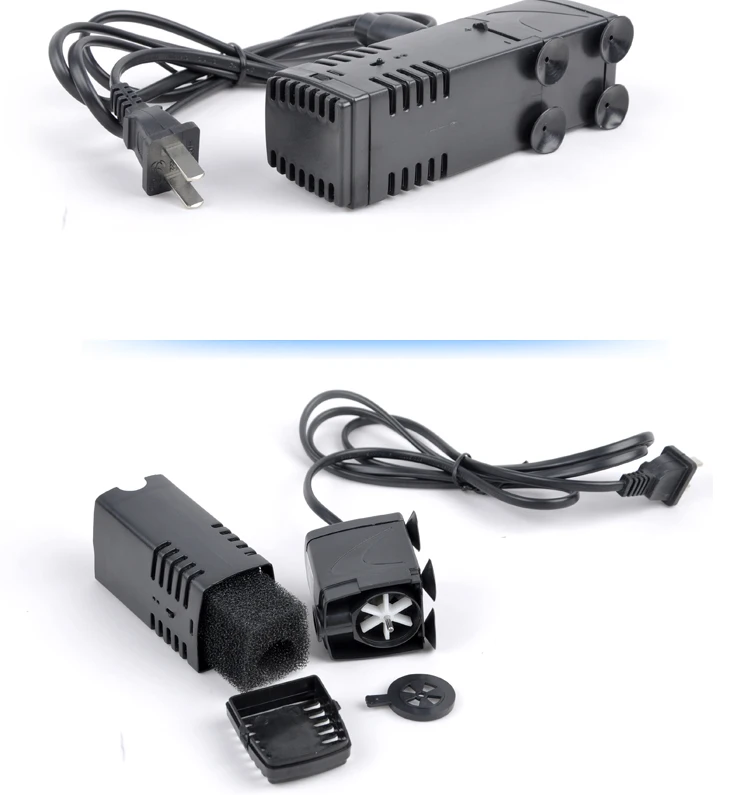 super quiet electric aquarium filter in pump motor made in china