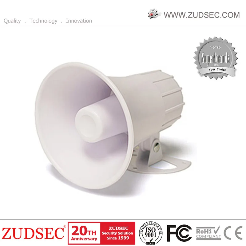 Wired External Mini Siren For Home Security Alarm Large Horn Siren ...