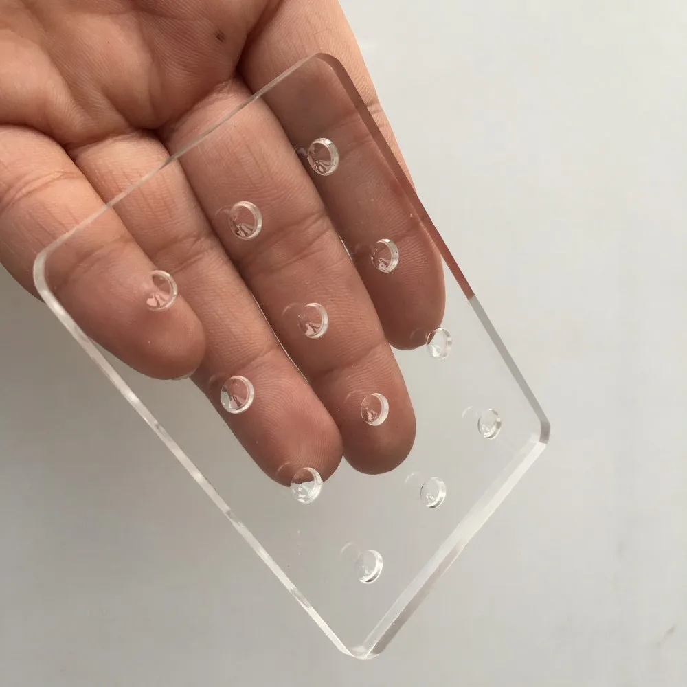 Hot Selling 12 Holes Acrylic Glue Tray For Eyelash Extension Lash Glue