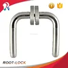 American style 808 Aluminium door handle on rosette