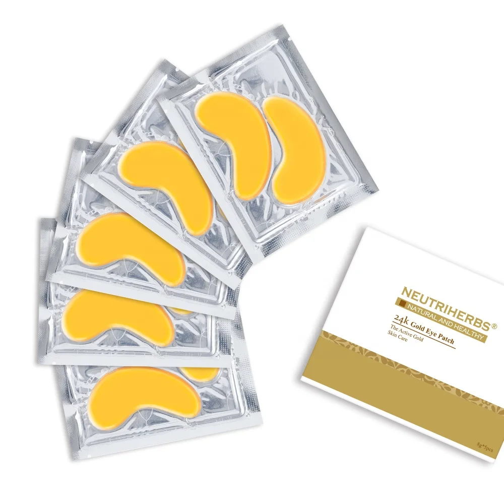 

OEM/ODM Private Label Nourishing Collagen Crystal Gold Eye Mask