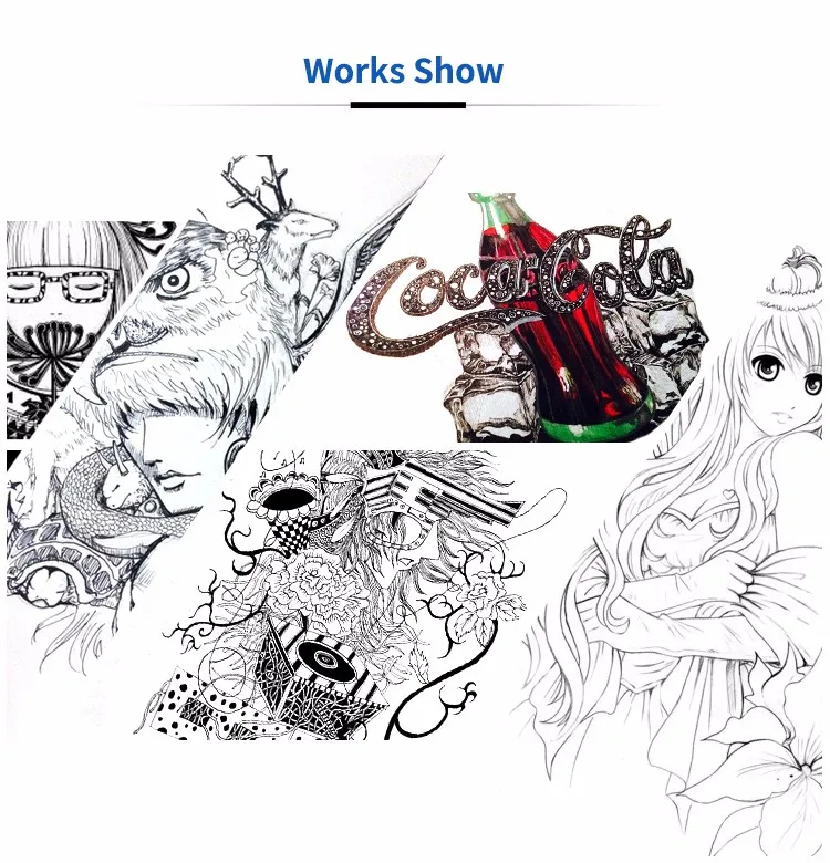 Superior 12 Colors Needle Drawing Pen 0.45mm Fineliner Animation Design